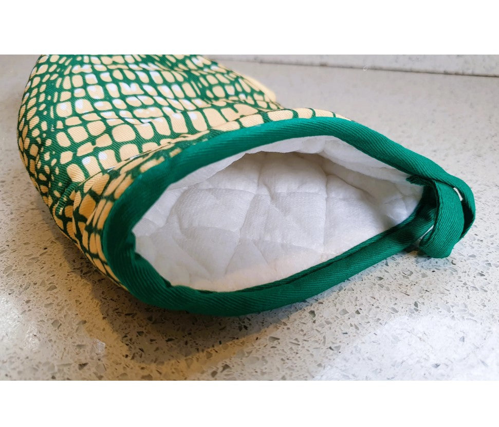 Crocodile Oven Gloves, Alligator Oven Gloves, Crocodile Alligator Oven Gloves, Quirky, fun, kitchen, Crocodile Oven mitt
