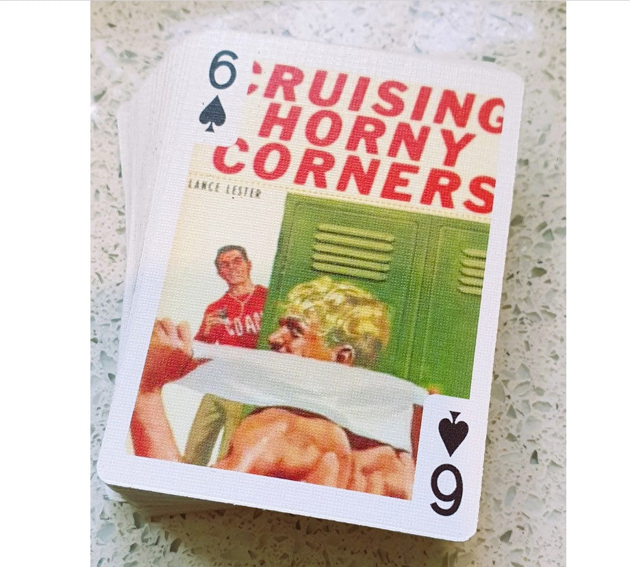 Gay Pulp Art Poker Cards, LGBT, Kitsch, Quirky, Unique, Playing Cards