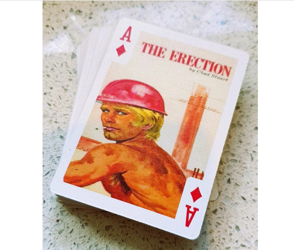Gay Pulp Art Poker Cards, LGBT, Kitsch, Quirky, Unique, Playing Cards