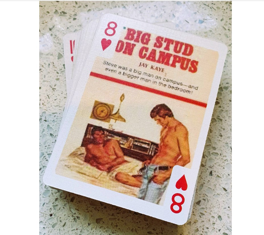 Gay Pulp Art Poker Cards, LGBT, Kitsch, Quirky, Unique, Playing Cards