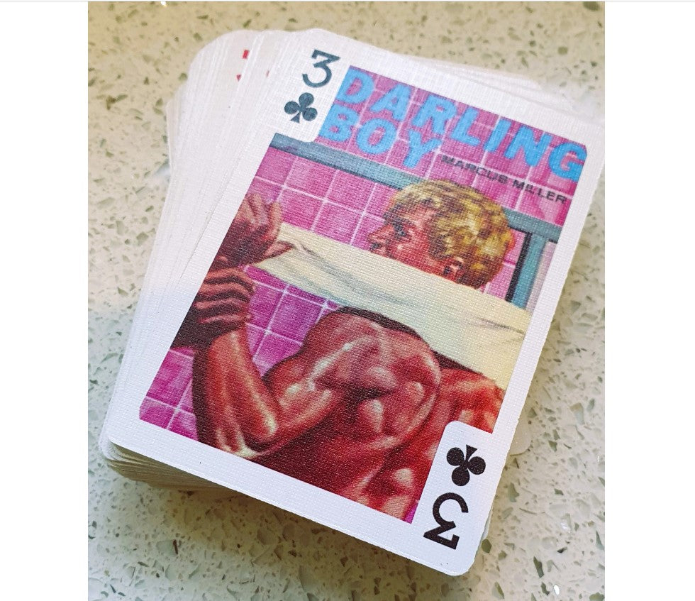 Gay Pulp Art Poker Cards, LGBT, Kitsch, Quirky, Unique, Playing Cards