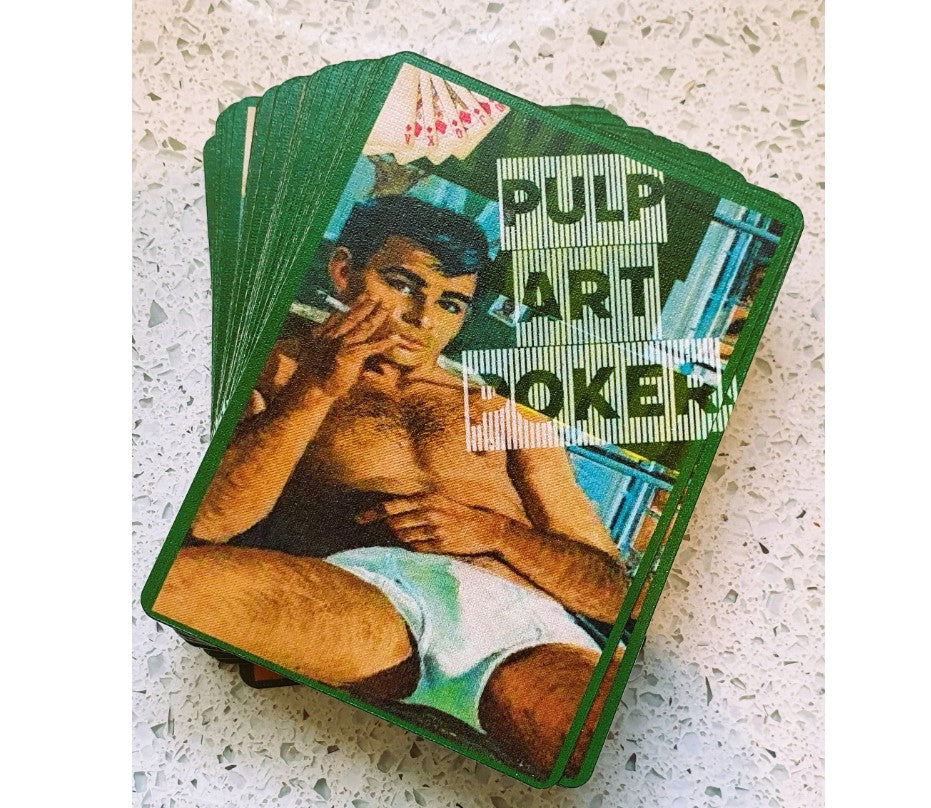 Gay Pulp Art Poker Cards, LGBT, Kitsch, Quirky, Unique, Playing Cards