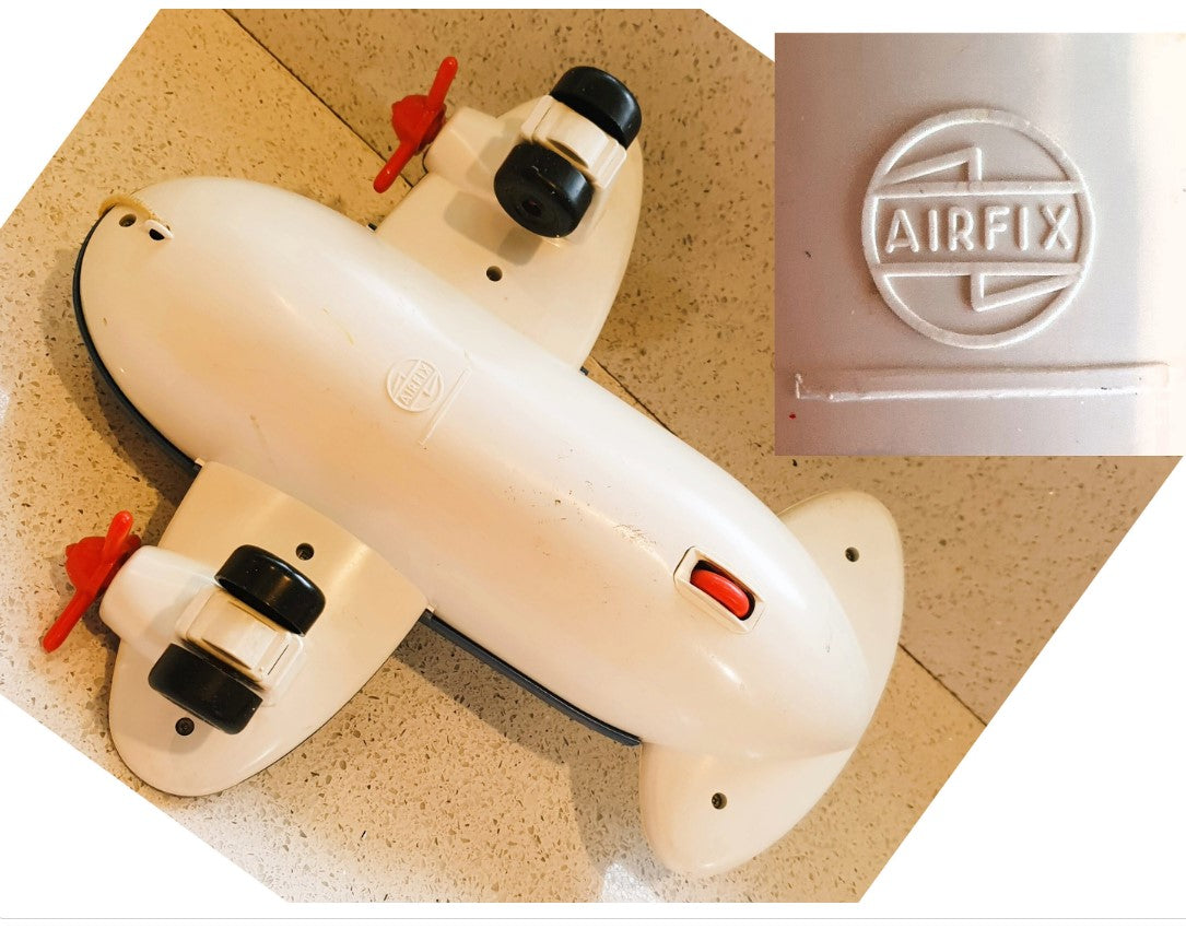 Airfix Weebles Airplane, Vintage, Weebles Plane, With Pilot and Passengers, AIRFIX, England, Airbus - RARE