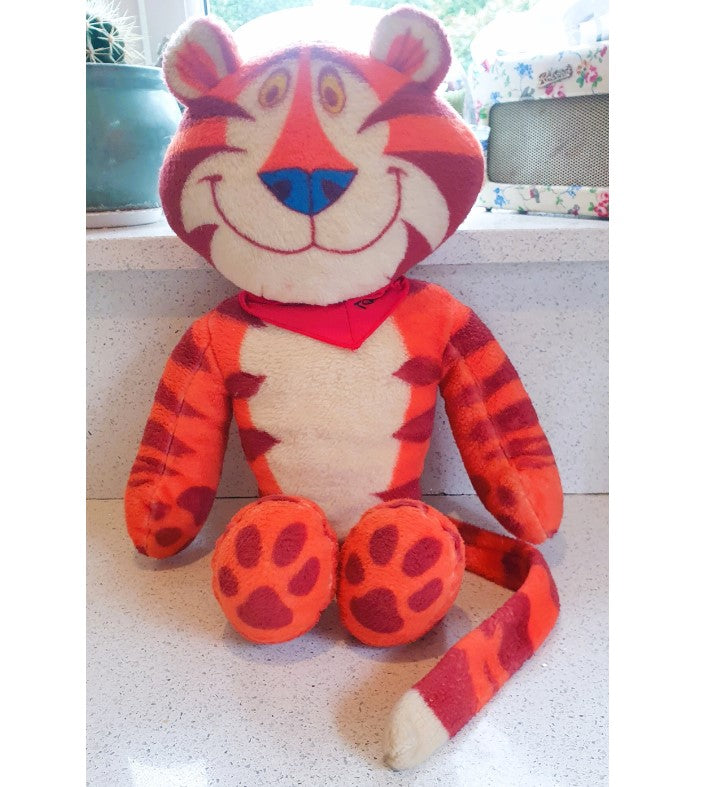Tony The Tiger, Kellogg's, Very Rare! Large, iconic, 23 Inch, 80s, Vintage, Collectors Piece