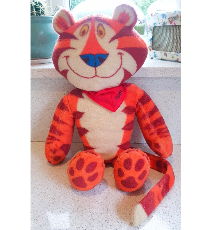 Tony The Tiger, Kellogg's, Very Rare! Large, iconic, 23 Inch, 80s, Vintage, Collectors Piece