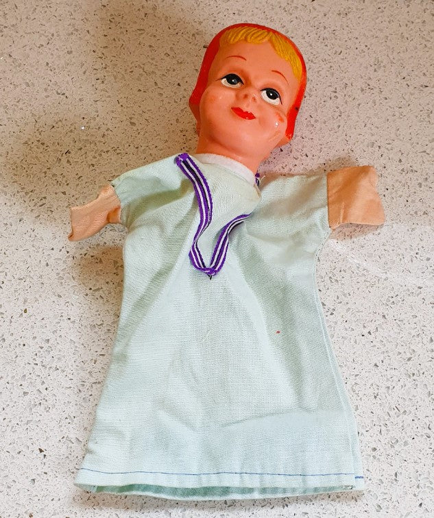Hand puppets, Punch and Judy, King, Policeman, Baby, Crocodiles