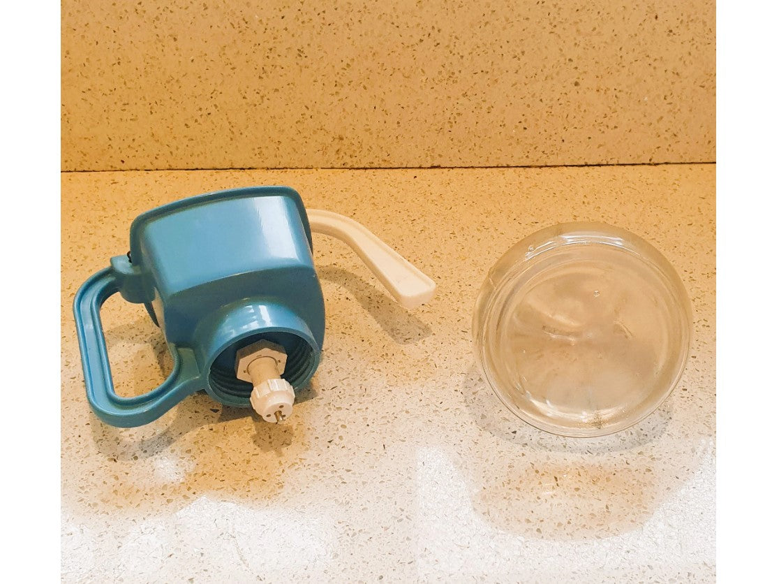 Original Vintage BEL Cream Maker, 60s Original with metal nozzle, Immaculate condition, Mid Century Kitchenalia, BLUE, BOXED,