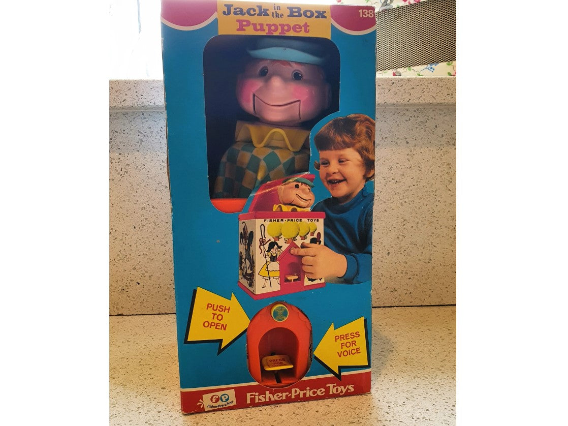 Vintage, Fisher Price Jack in the Box Puppet, #138 Fisher Price Jack i – Pretty Things At Katies Vintage, Fisher Price Jack in the Box Puppet, #138 Fisher Price Jack i – Pretty Things At Katies