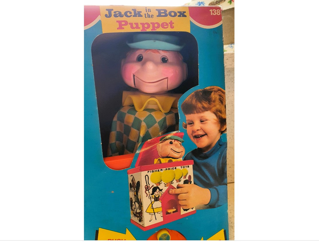 Vintage, Fisher Price Jack in the Box Puppet, #138 Fisher Price Jack i – Pretty Things At Katies Vintage, Fisher Price Jack in the Box Puppet, #138 Fisher Price Jack i – Pretty Things At Katies