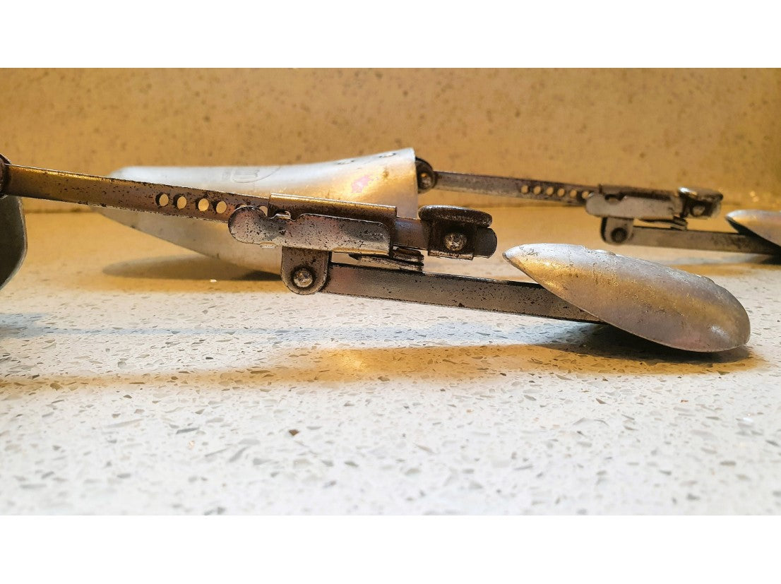 Men's vintage Shoe Trees, Dolcian English silver metal shoe tree, shoe lasts, Fully  Adjustable