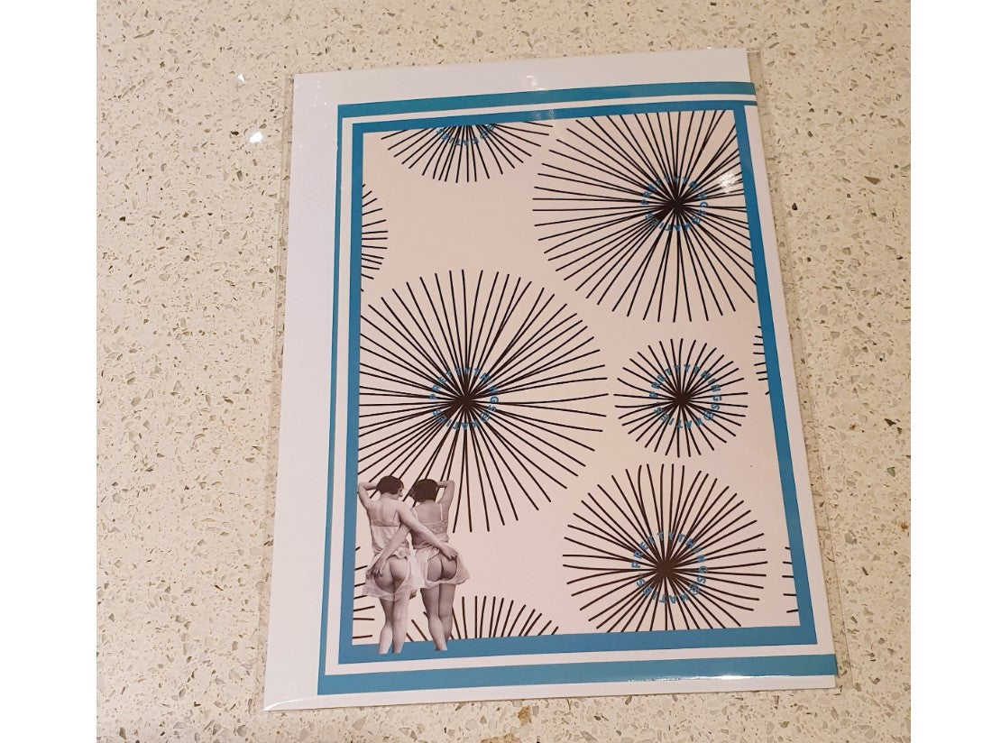 Lesbian Birthday card, Lesbian Fun, Bare bottoms, Rude, Fun, Unique, LGBT, Gay Birthday Card, Gay Art