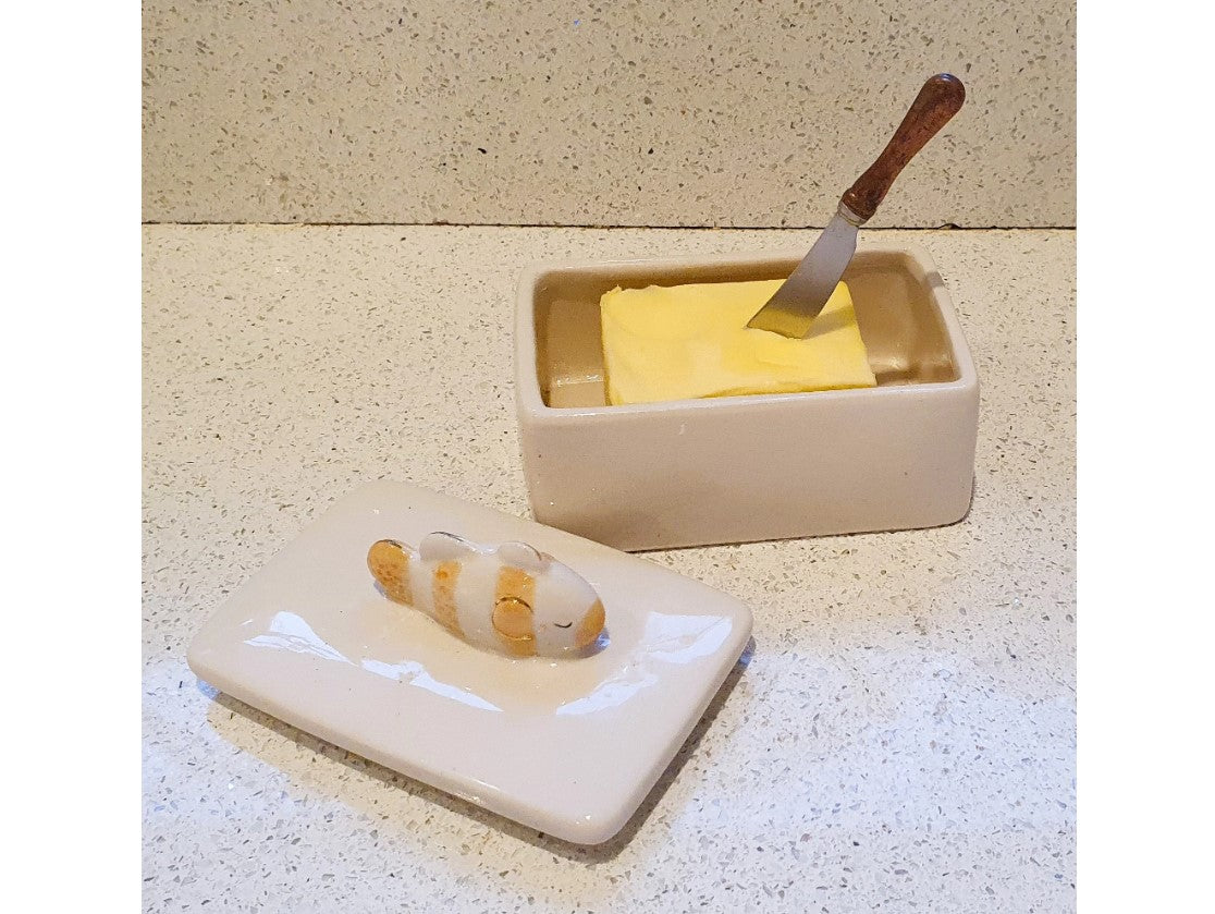 Ausgefallene Butterdose, Ausgefallene Seifendose, Goldfisch-Deckeldose – Pretty Things At Katies