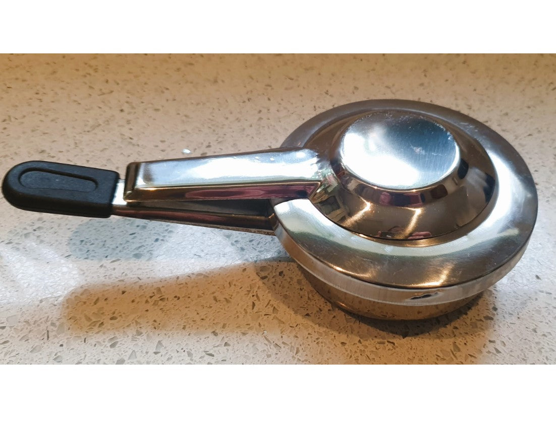 Cast Iron Enamelled Fondue Set, with vintage 70s Fondue forks and a NEW Burner, Heavy, Sturdy