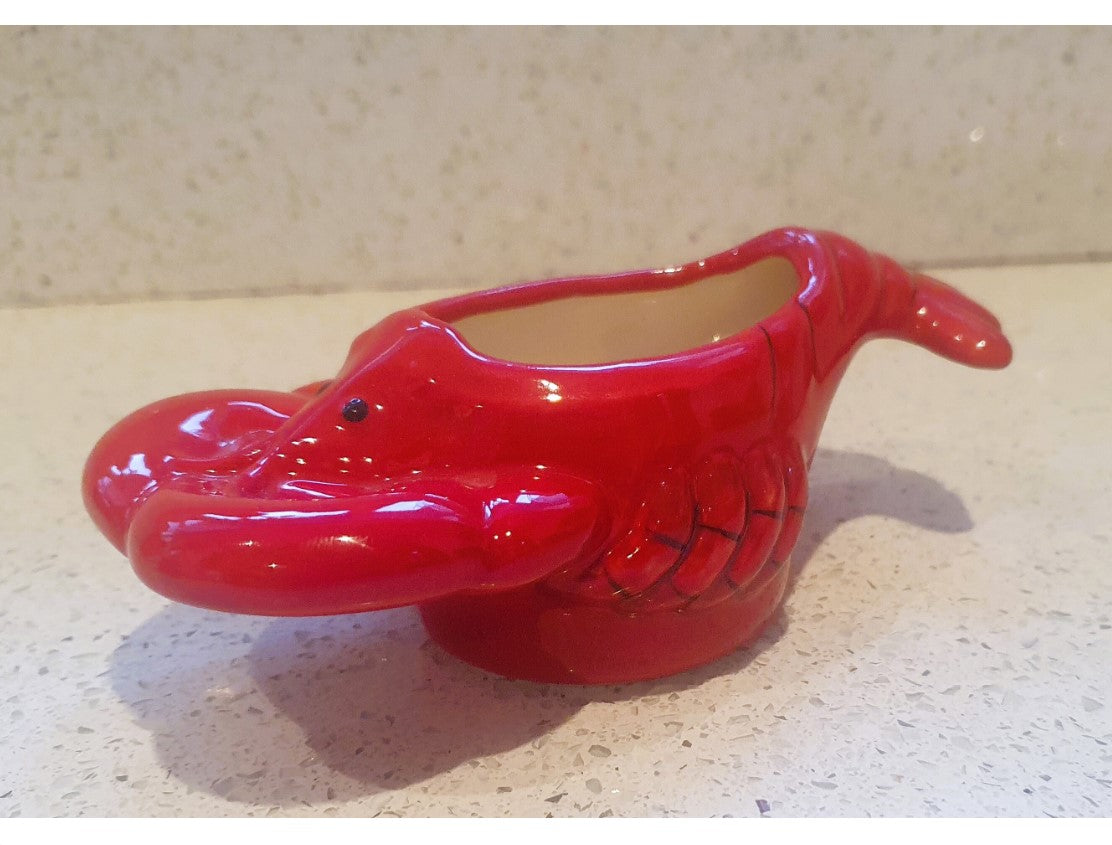 Lobster Butter warmer, Boston Warehouse, Fondue set, Lobster Shaped, Claw shaped Cracker, Boston Warehouse Butter Warmer, Claw Crackers, Vintage