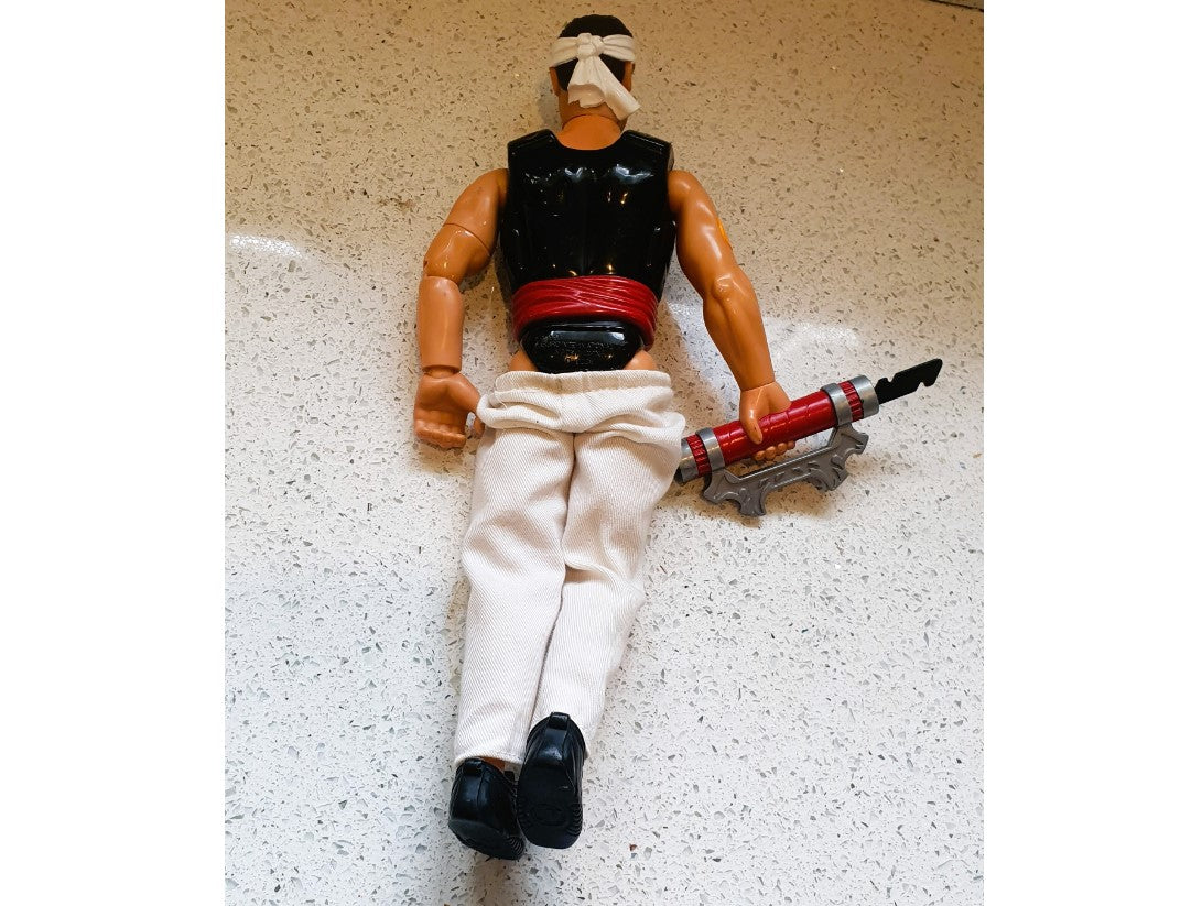Ninja Action Man, Super Ninja, action Man, Action Figure, 1999, Mouth Open, 90s