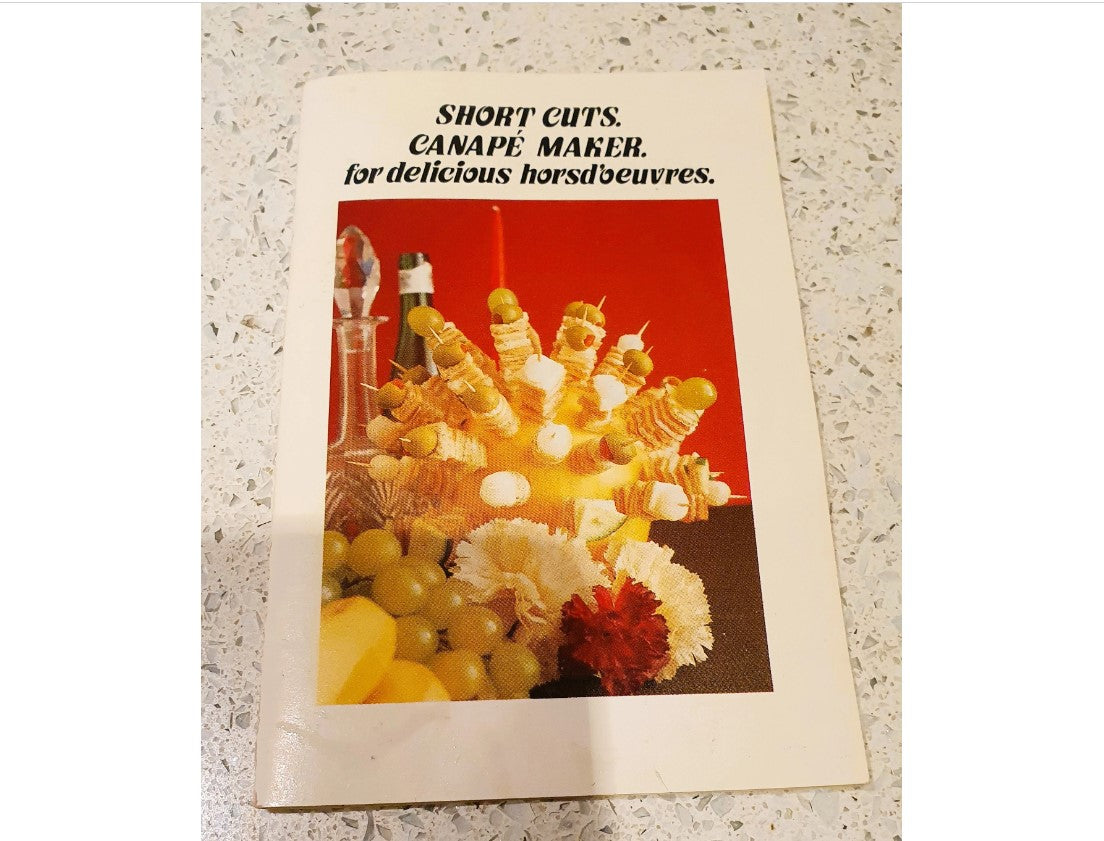 Classy Cuisine, Canape Maker, Vintage Canape Maker, Vintage Kitchenalia, Vintage cocktail party