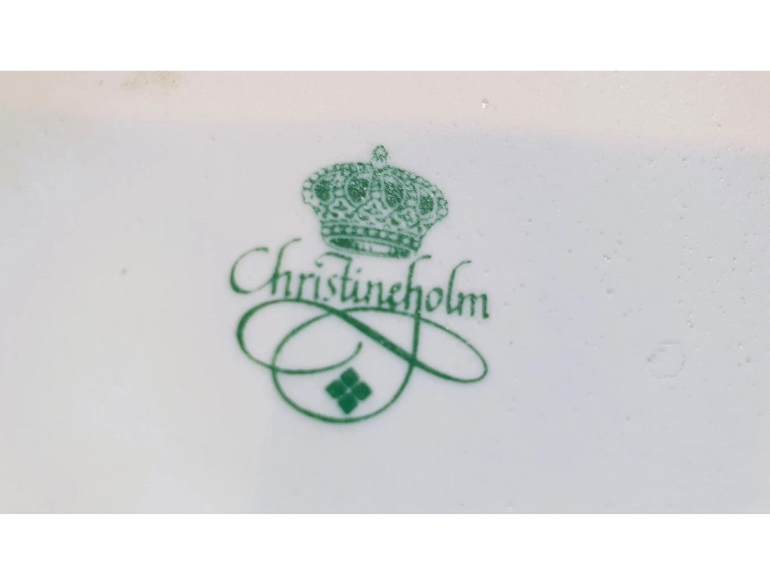 Christineholm, Rose pattern, quiche dish, Pie Dish, Shallow, Oven to table, flan dish, cookware, 9.5 Inches, Kitchenalia