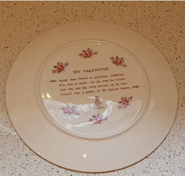 Royal Doulton Valentine's Day Plates, Boxed, 1985, 21cm, Decorative plate , Bone China , Made in England, Boxed
