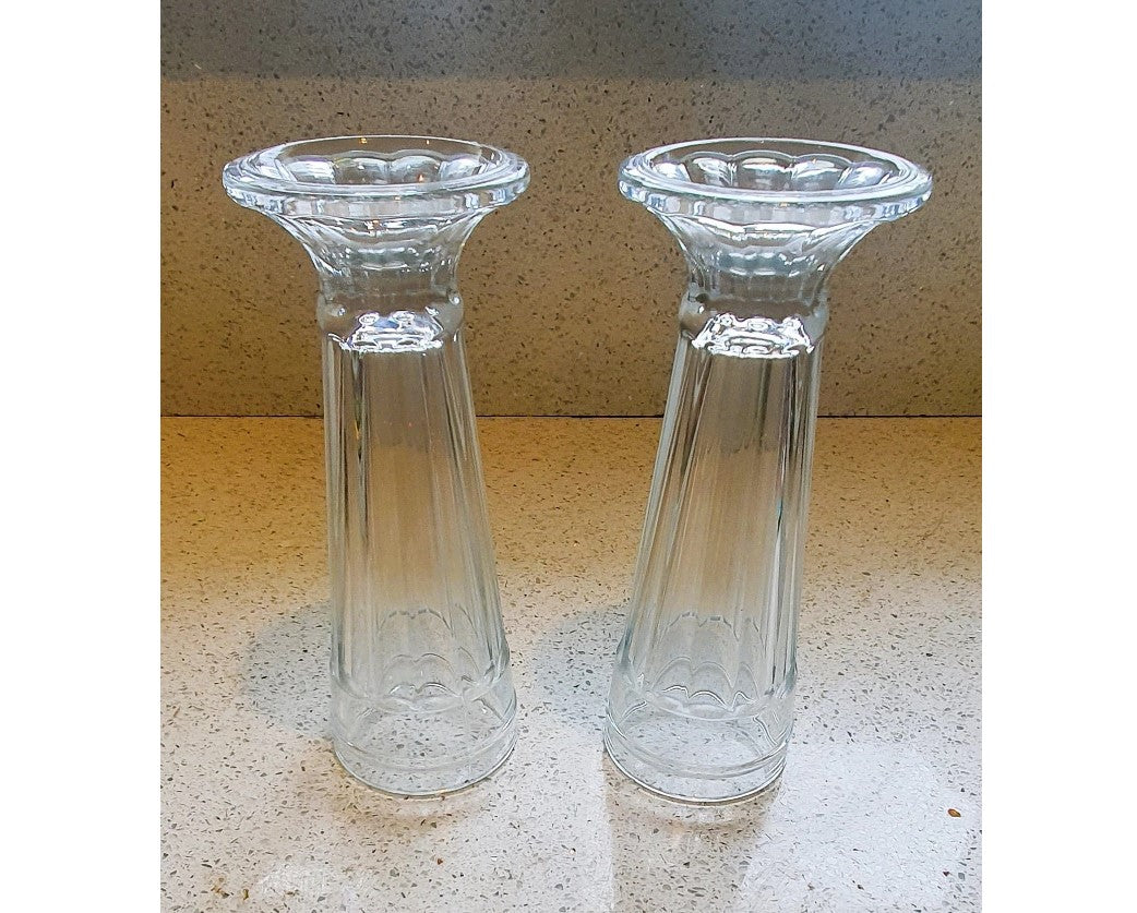 Knickerbocker Glory Glasses, Tall Ice Cream Sundae Glasses, Clear, Transparent Glass, Glass, Vintage