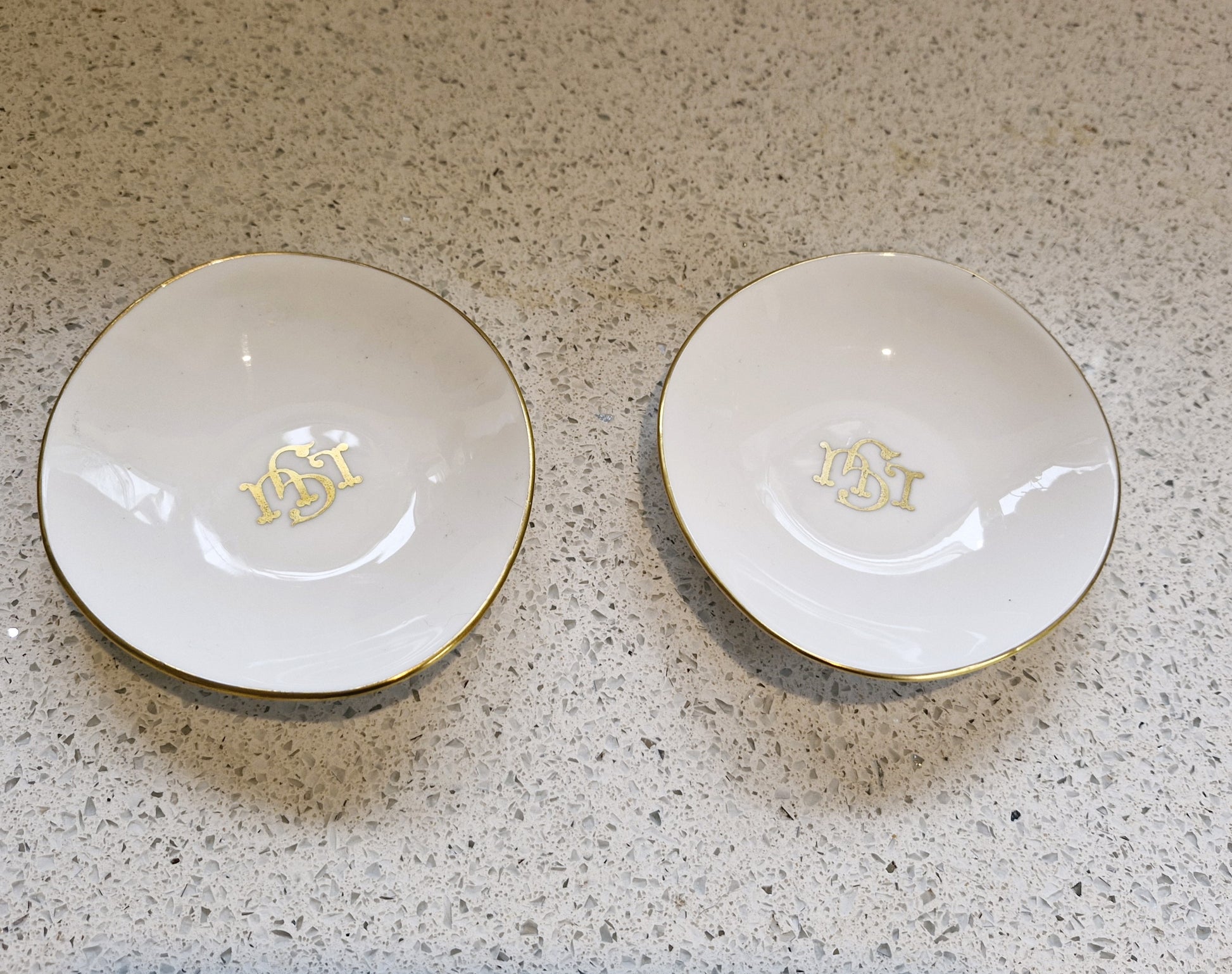 Trinket Dishes, Small Plates, Queensbury Tableware, Crown Staffordshire, Fine Bone china, Made in England, 