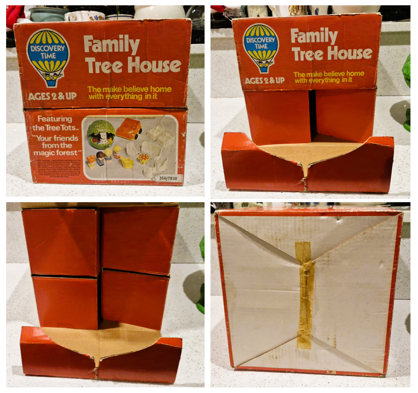 Vintage 1970s Palitoy Discovery Time Pop Up Tree House with Characters & Car - Boxed, Tree tots, Pop Up Tree House, 70s, 80s, Vintage Toys