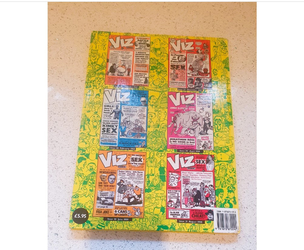 VIZ, ADULT HUMOUR, Annual, The Dogs Bollocks, Issues 26 to 31, 1980s, Viz Annual, Vintage 
