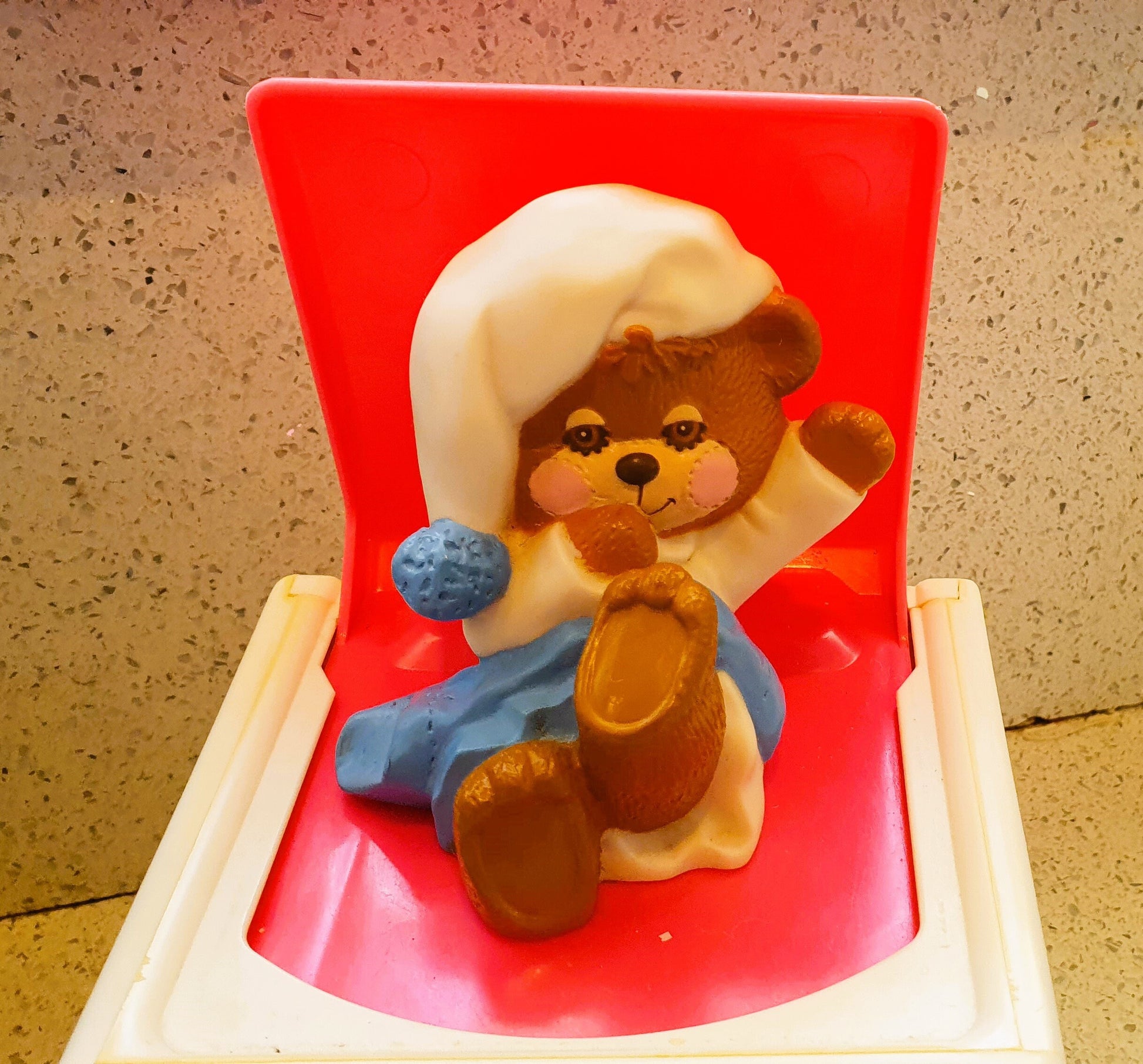 80s Fisher-Price, Teddy Beddy Bear Toddler Toy, Pop up Bear, Jack in a box, Musical, EXCELLENT condition, Boxed