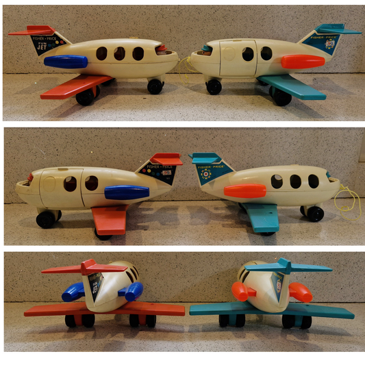 70s Fisher Price Planes, 70s Vintage Toys 