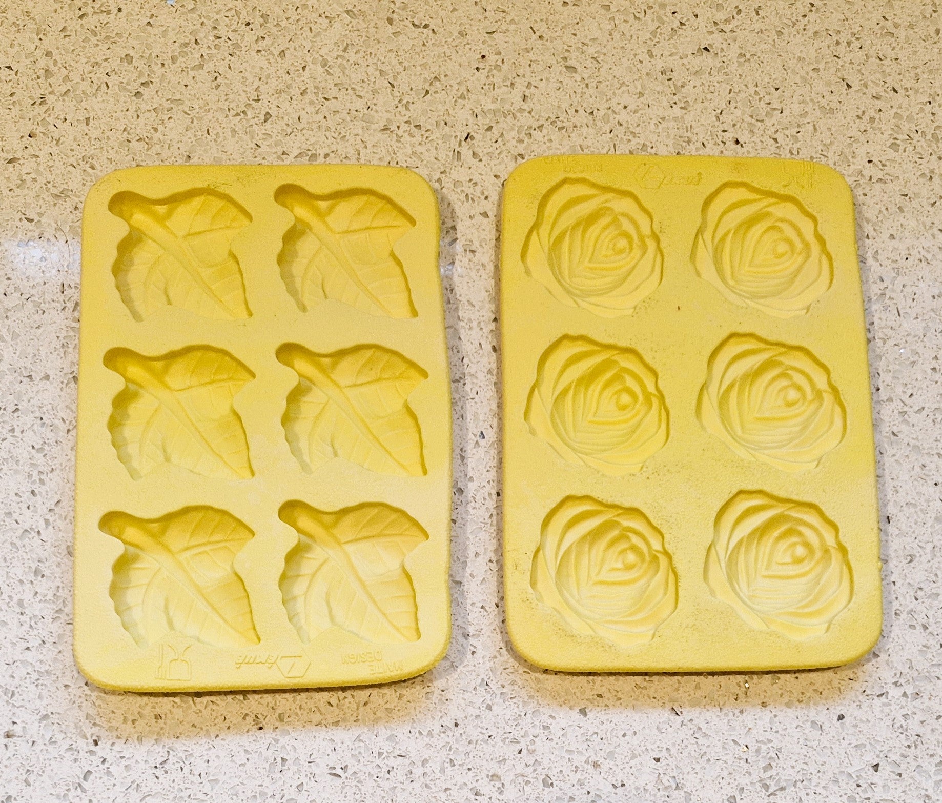 Vintage, Irvinware Butter Molds, Rose, Leaf,  Butter Molds 