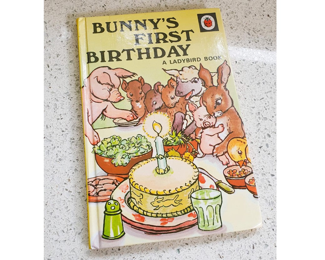 Vintage Ladybird Book, Bunny's First Birthday, Rhyming Stories, Macgregor, A.J.; Perring, W. - Very Good Condition, As New