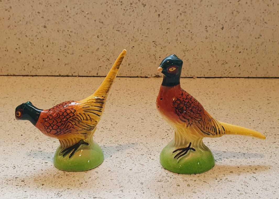 Carltonware Pheasant Cruet Set, Pheasant Salt & Pepper Shakers, Salt and Pepper, Carlton Ware
