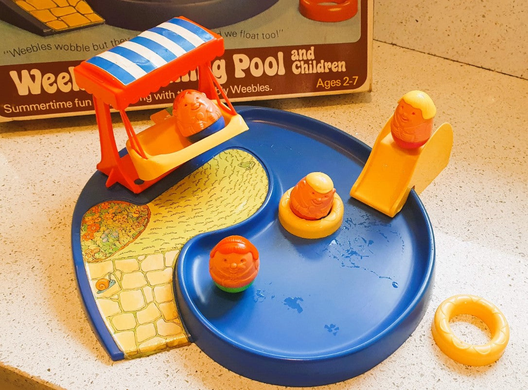 Weebles Paddling Pool, Weebles, Airfix Weebles, 70s Weebles, Children, 'Weebles wobble but they don't fall down', 1970s Toys, Iconic