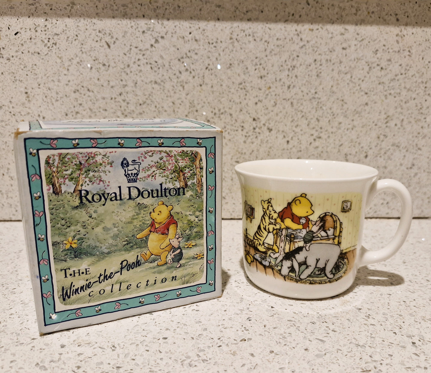 Winnie the Pooh christening mug, Royal Doulton, Christening mug, Christening gift, Fine china, Royal Doulton Christening Mug