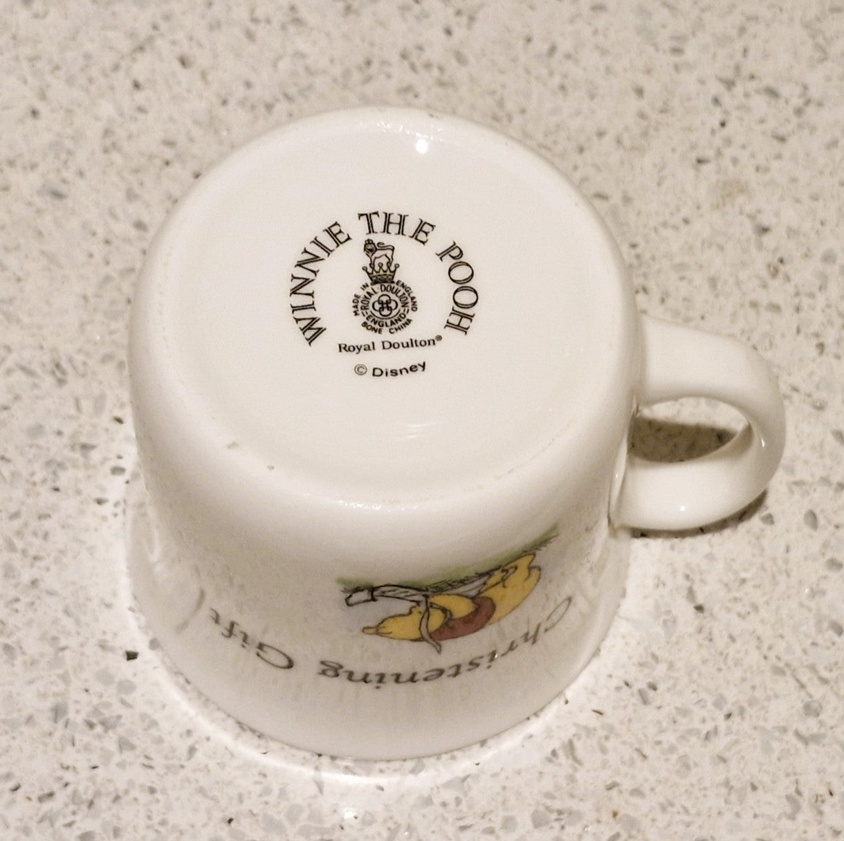 Winnie the Pooh christening mug, Royal Doulton, Christening mug, Christening gift, Fine china, Royal Doulton Christening Mug