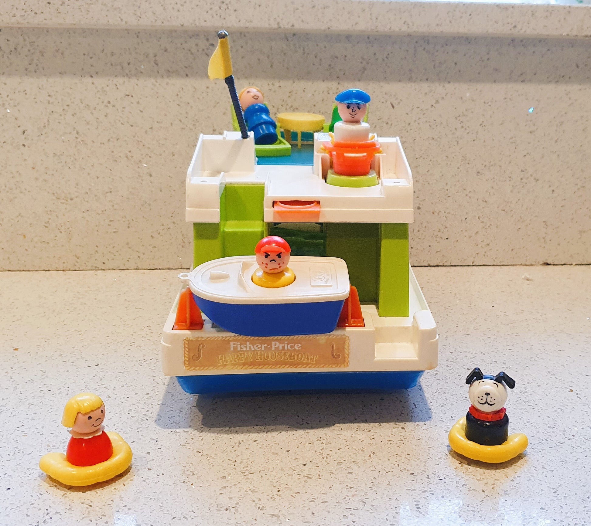 Fisher-Price Play Family Houseboat, Fisher Price Houseboat, #985