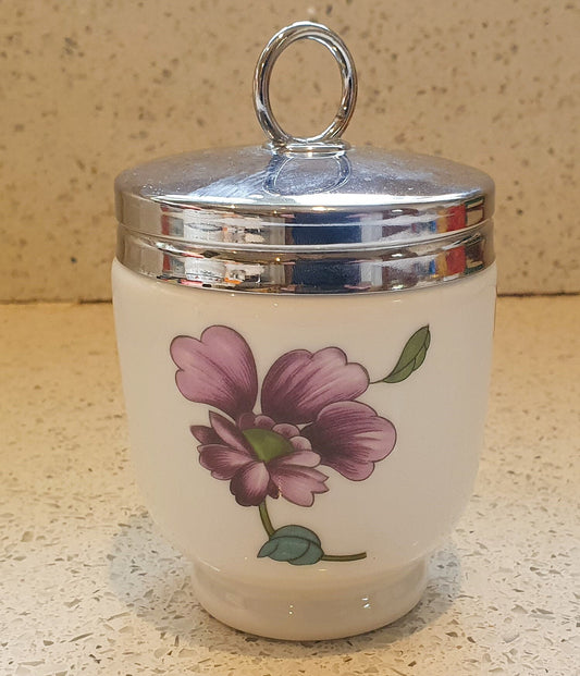 Royal Worcester, King Size, Floral, Egg Coddler, Astley, King Size Egg Coddler, Porcelain, Floral, XL, 2 egg coddler, Organic Floral Design