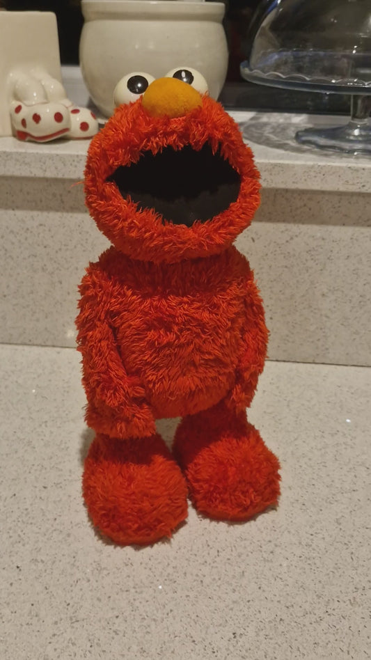 Rare Tickle Me Elmo, TMX,  Fisher Price, Top Secret 10th Anniversary, Vintage Elmo, Vintage Sesame Street, Elmo, Talking Elmo, Talks and Moves, VGC
