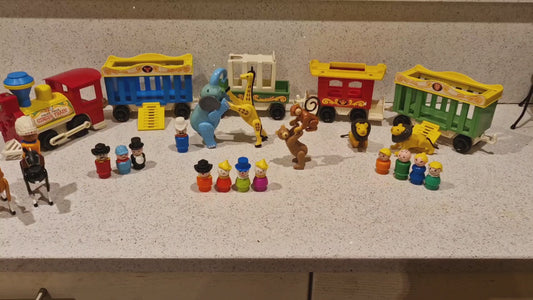 Fisher-Price Circus Train, Vintage Fisher Price Toys, Train, Circus Train, Fisher Price